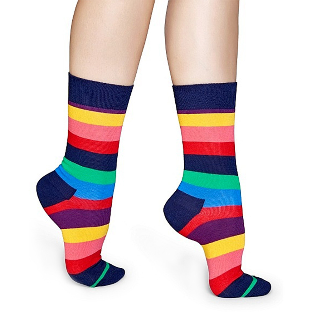 0. Stripe Chaussettes Femme