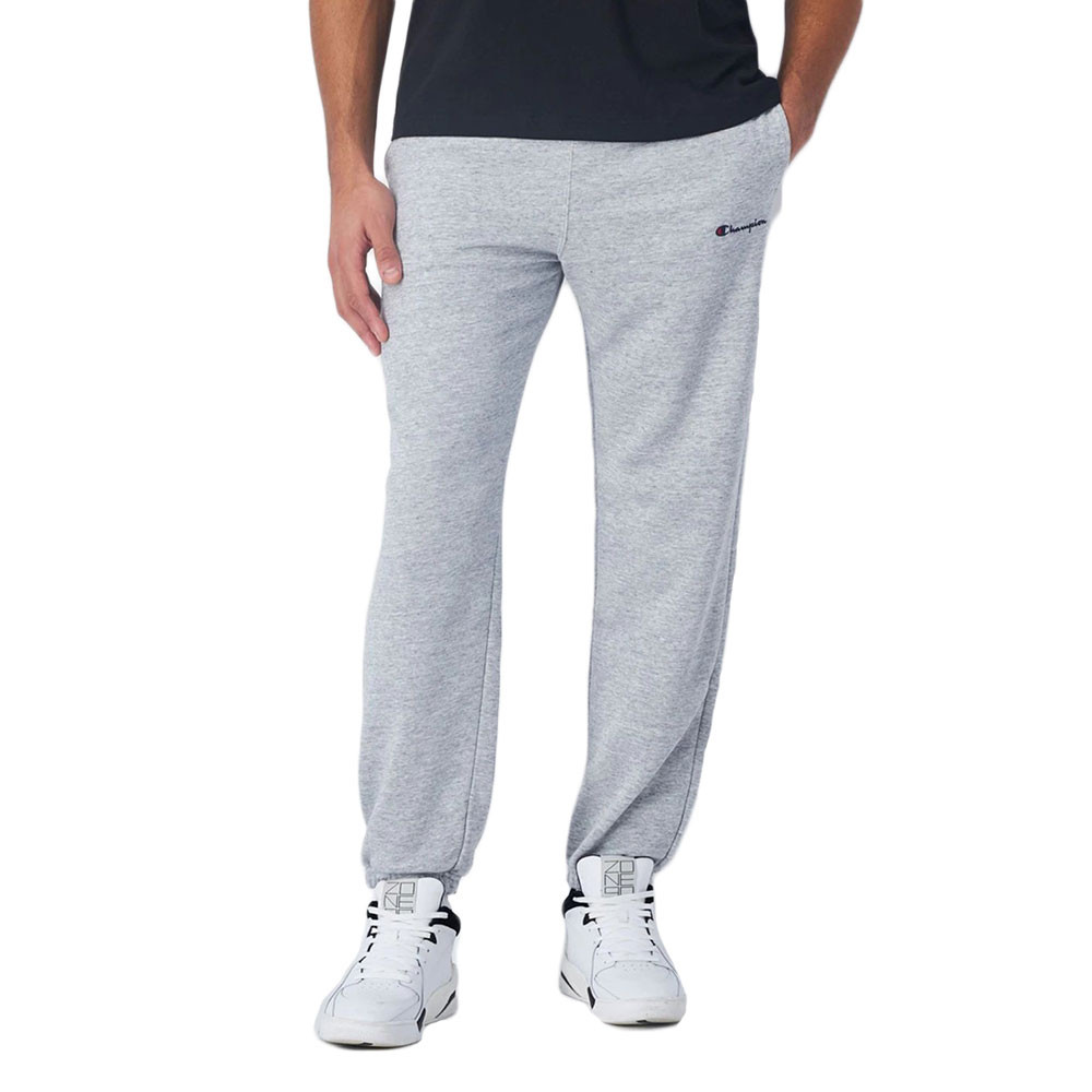 219895 Pantalon Homme CHAMPION GRIS pas cher Pantalons de survetement homme CHAMPION discount