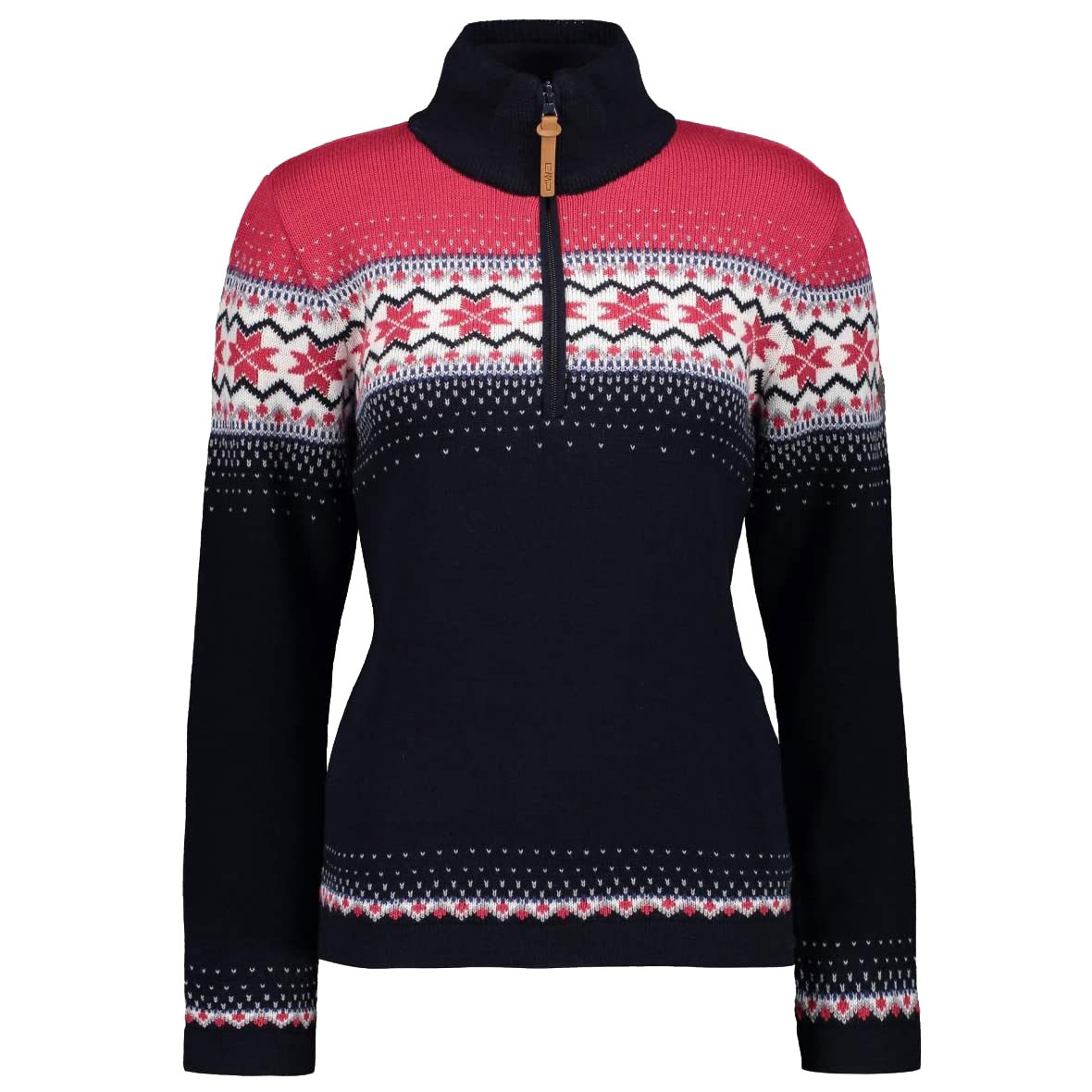 7H86902 Pull 1/2 Zip Femme