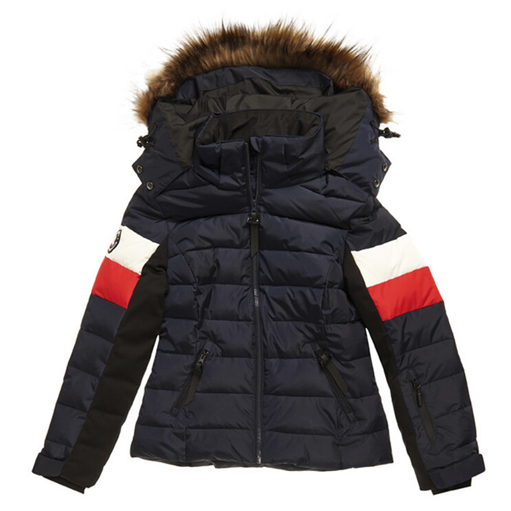 Veste de online ski femme fourrure