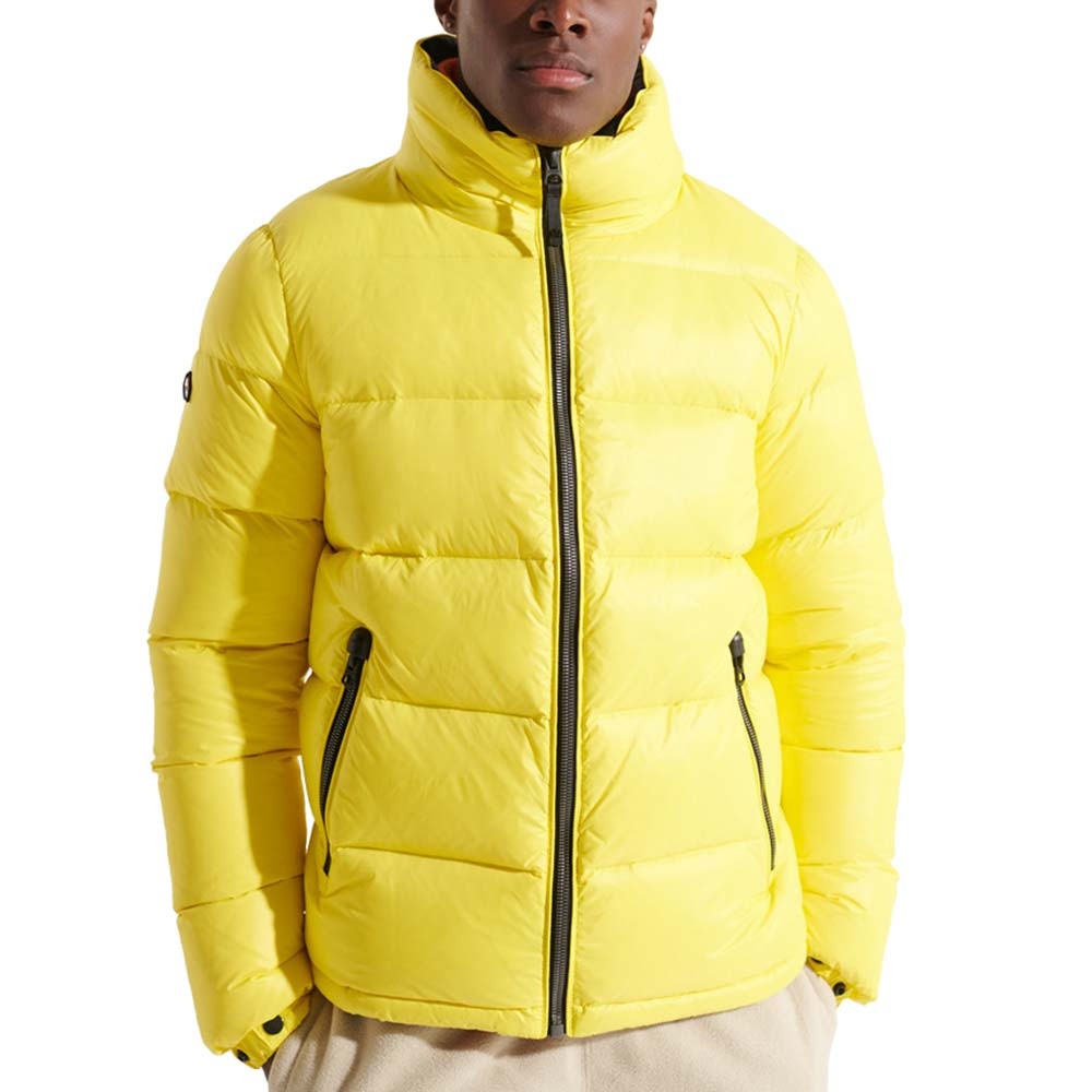 Alpine Luxe Down Doudoune Homme SUPERDRY JAUNE pas cher