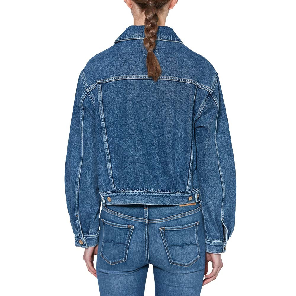 B Lively Veste Jean Femme TEDDY SMITH BLEU pas cher Vetements et chaussures Femme TEDDY SMITH discount