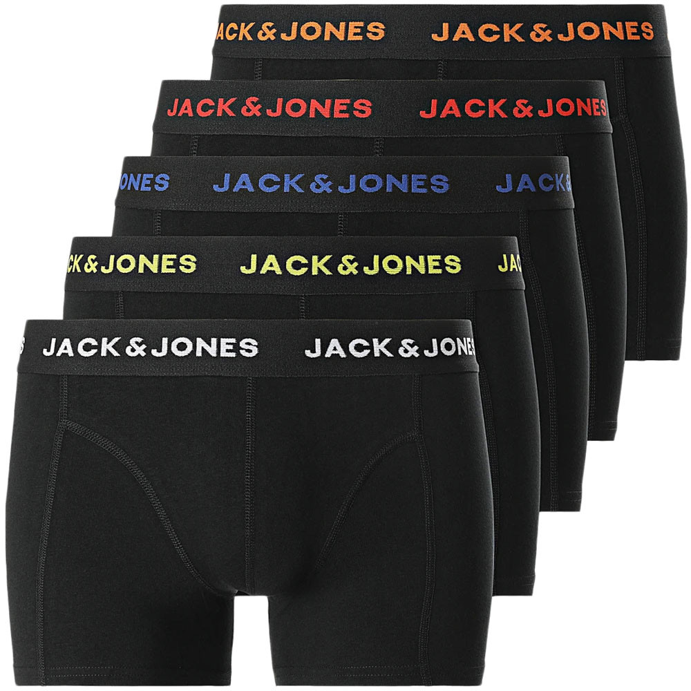 Black Pack 5 Caleçons Homme