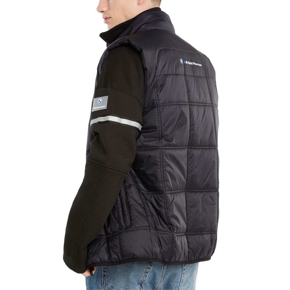 Veste BMW Motorsport Puma doudoune imperméable à capuche Noir