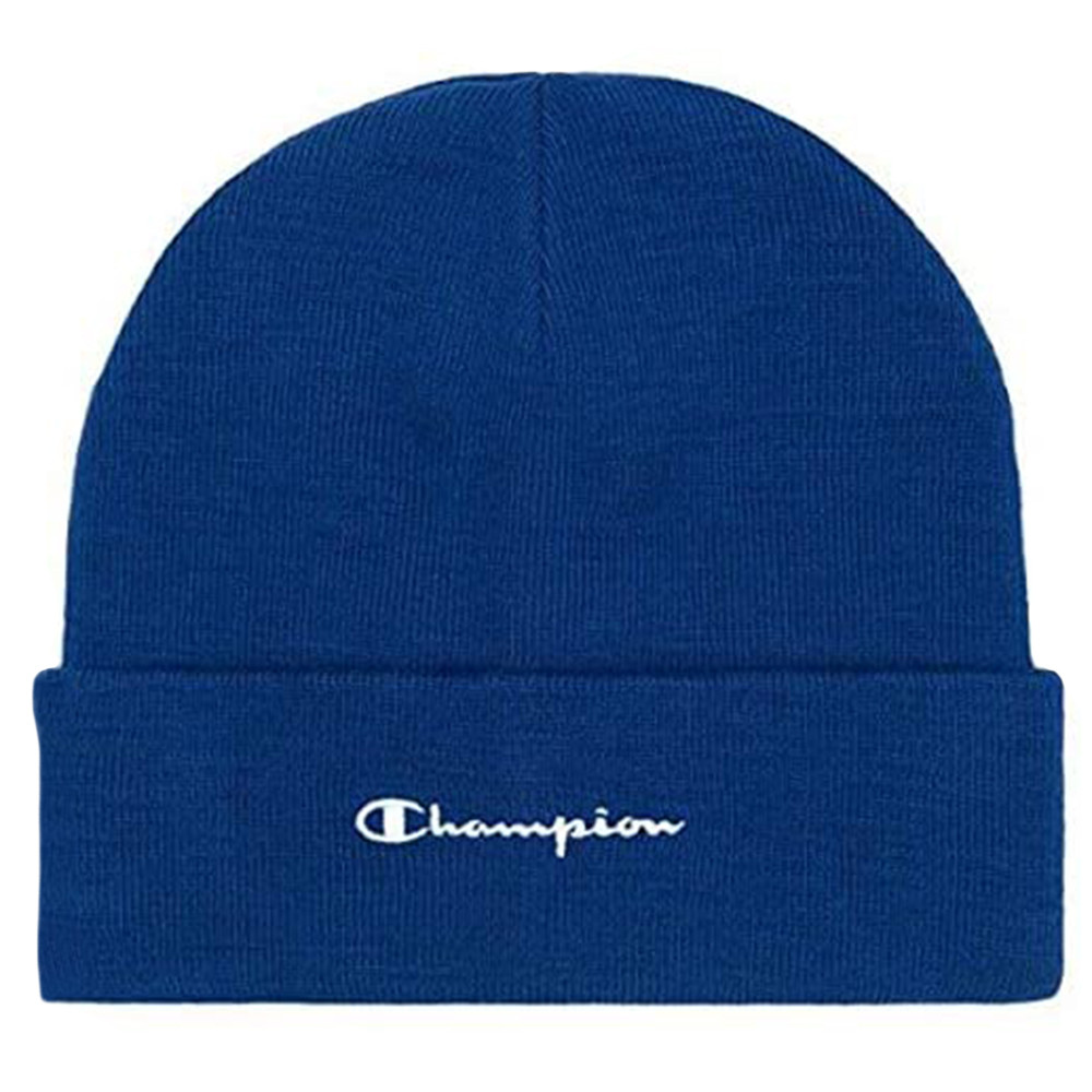 Bonnet Homme CHAMPION BLEU pas cher - Bonnets homme CHAMPION discount