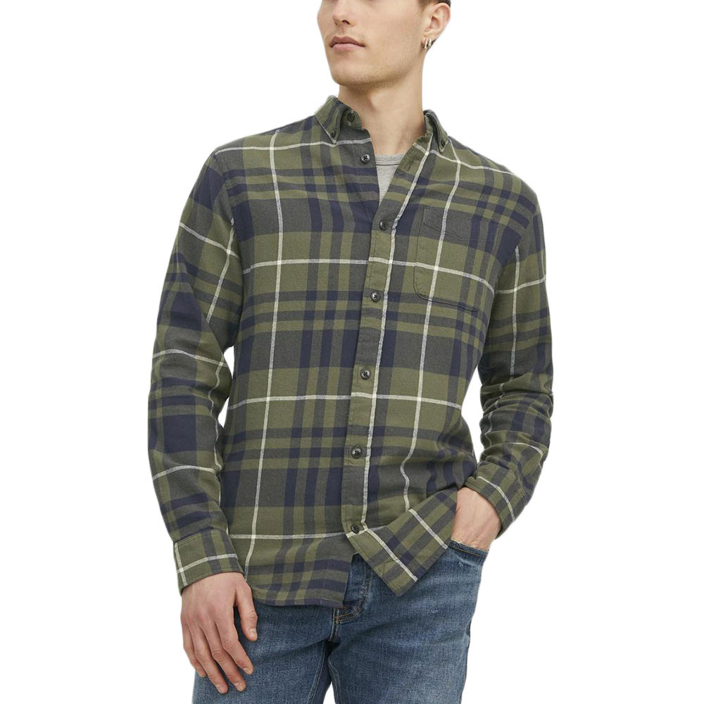 Brook Check Twill Chemise Ml Homme