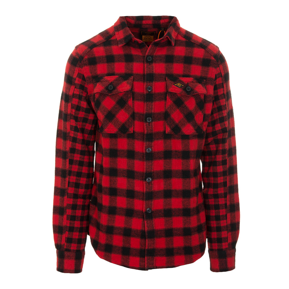 Buffalo Flannel Chemise Ml Homme