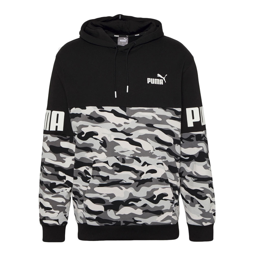 Camo Sweat Zip Homme