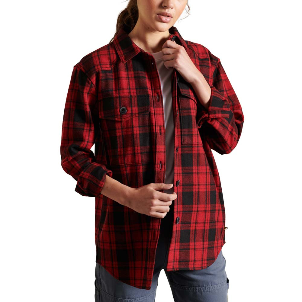 Check Overshirt Surchemise Femme