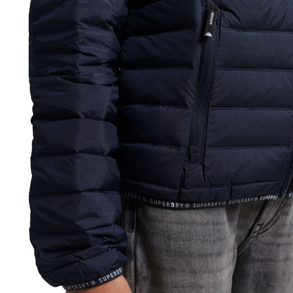 Core Down Padded Doudoune Femme SUPERDRY BLEU pas cher Doudounes