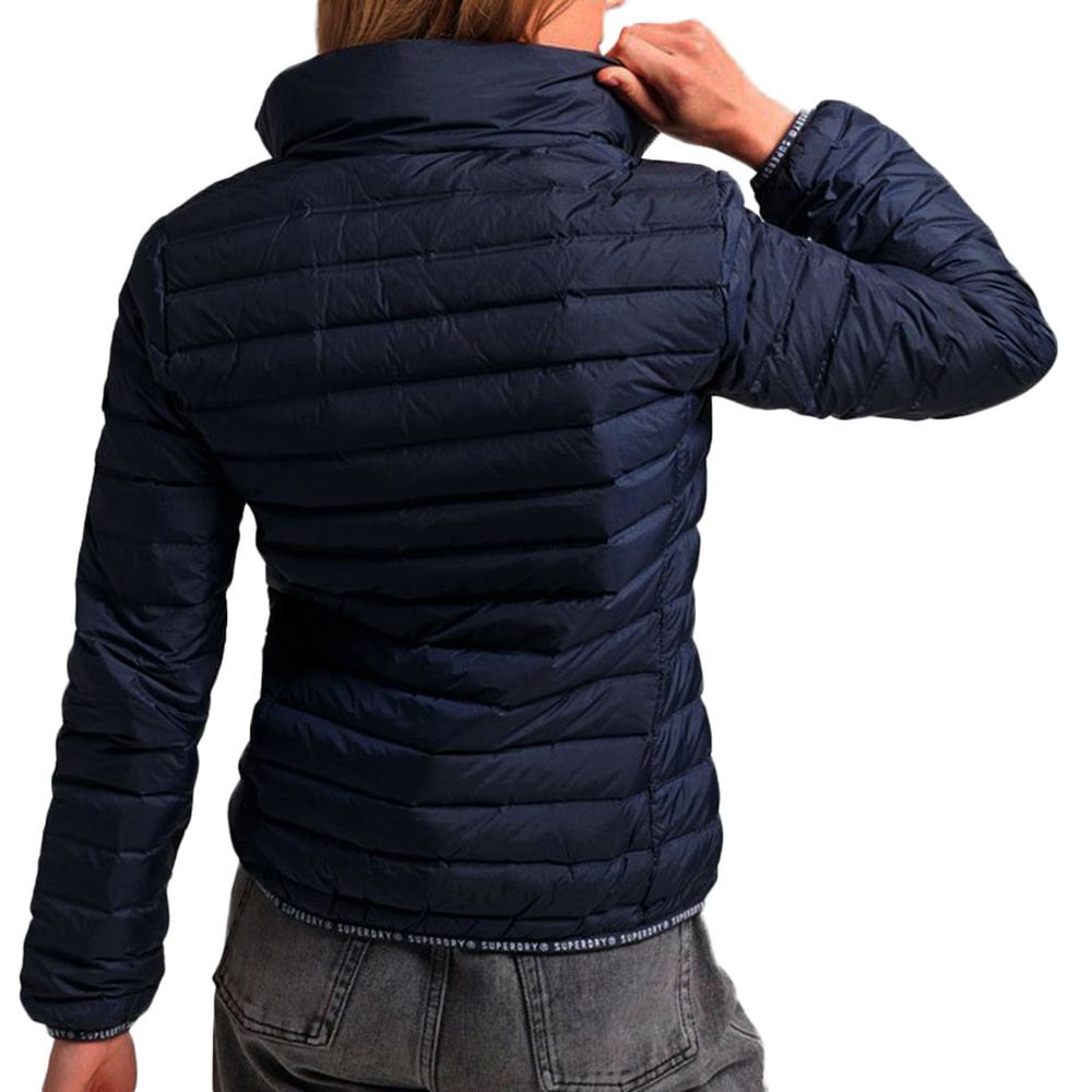 Core Down Padded Doudoune Femme SUPERDRY BLEU pas cher Doudounes