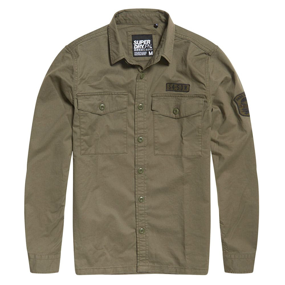 Core Military Patched Chemise Ml Homme