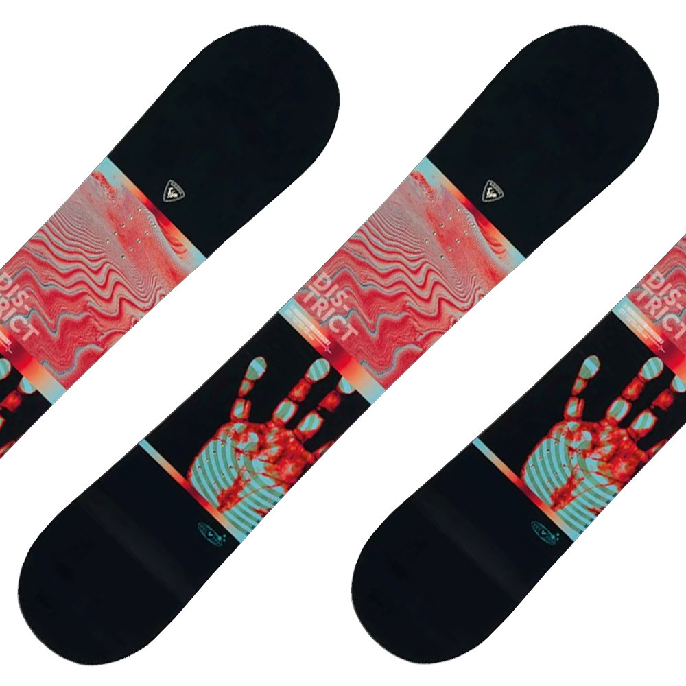 District Infrablack Snowboard + Battle Fixations Adulte