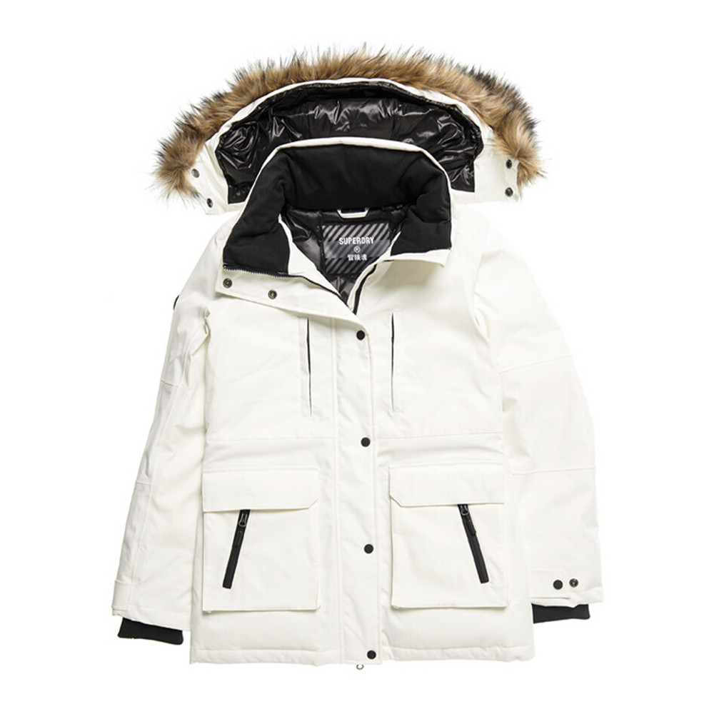 Parka best sale blanche femme