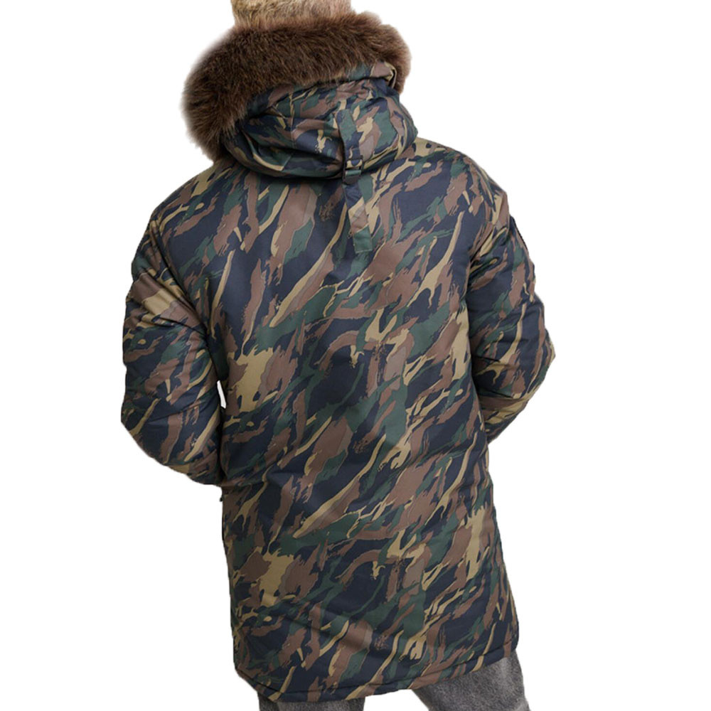Everest Parka Homme SUPERDRY KAKI pas cher Parkas homme SUPERDRY discount