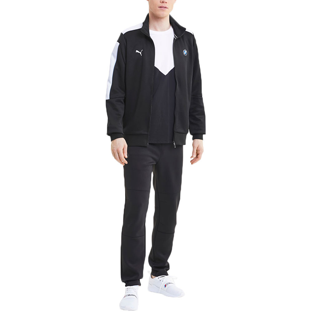 Fd Bmw T7 Trk Veste Survetement Homme PUMA NOIR pas cher Vestes de survetement homme PUMA discount