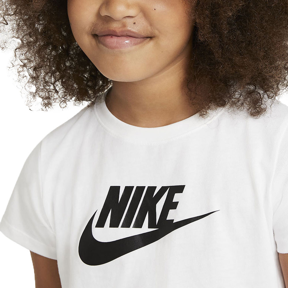 G Nsw Tee Crop Futur Crop Top Mc Fille NIKE BLANC pas cher T