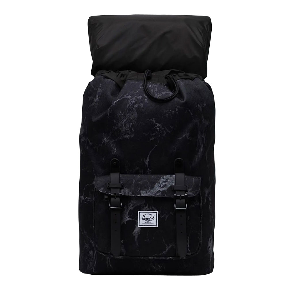 Little America Mid Volume Sac A Dos Adulte HERSCHEL NOIR pas cher Sac a dos femme HERSCHEL discount