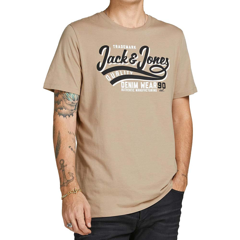 Logo Tee T-Shirt Mc Homme