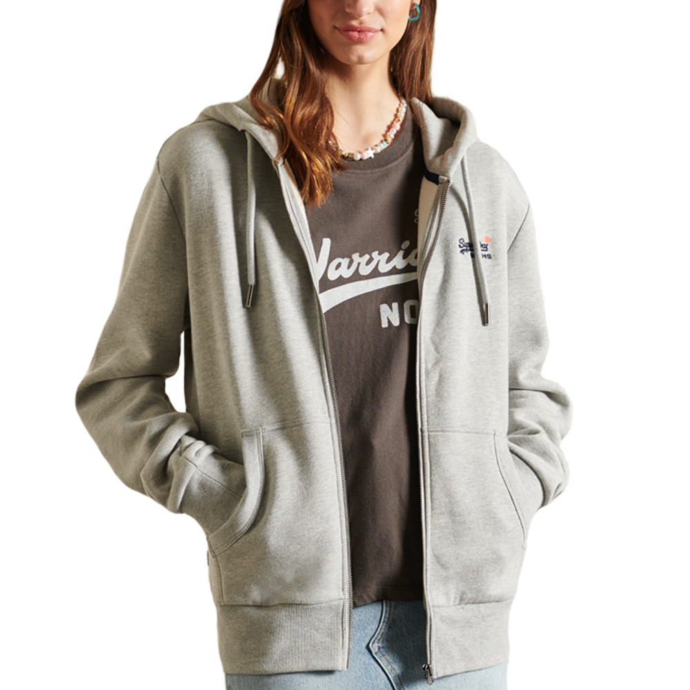 Loose Fit Ol Classic Sweat Zip Femme