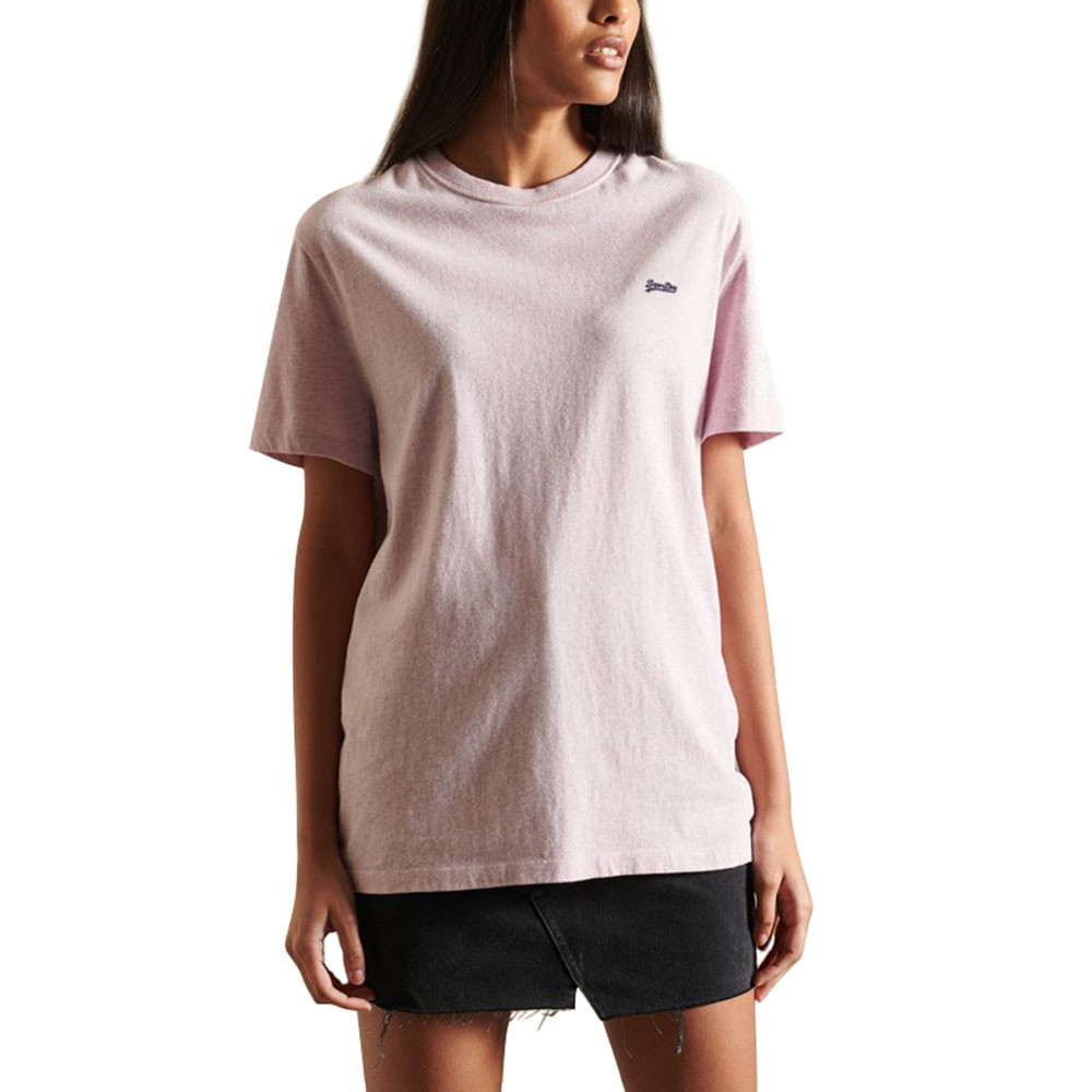 Loose Fit Vint Mcro Logo Emb T-Shirt Mc Femme