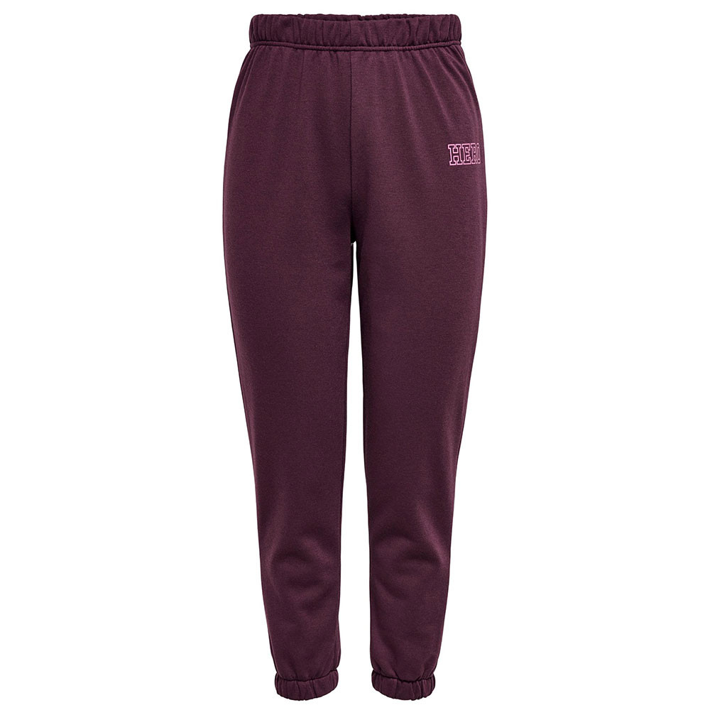 Lula Pantalon Jogging Femme ONLY BORDEAUX pas cher Pantalons de