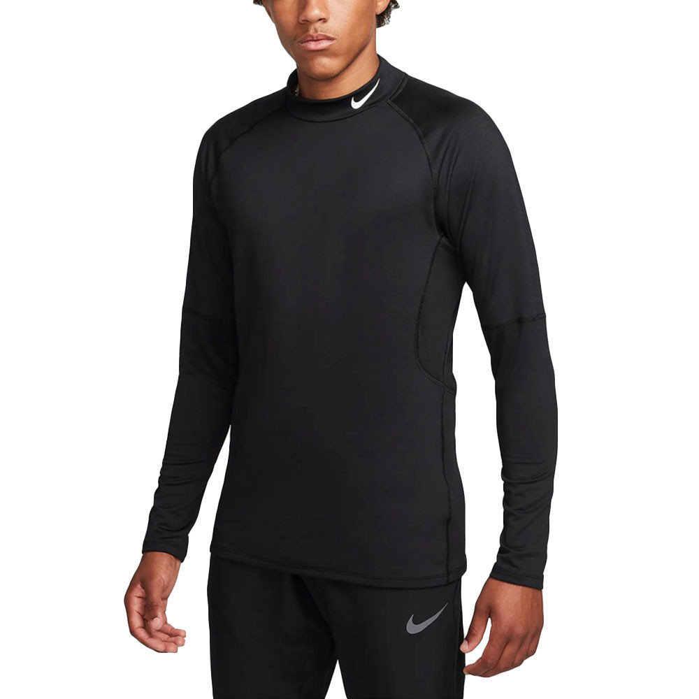 M Np Top Warm Ls Mock T-Shirt Ml Homme