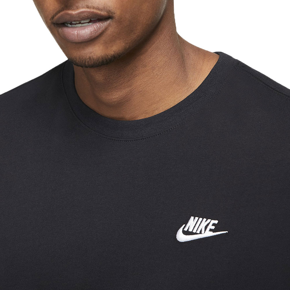 M Nsw Club T-Shirt Mc Homme NIKE NOIR pas cher - T-shirt