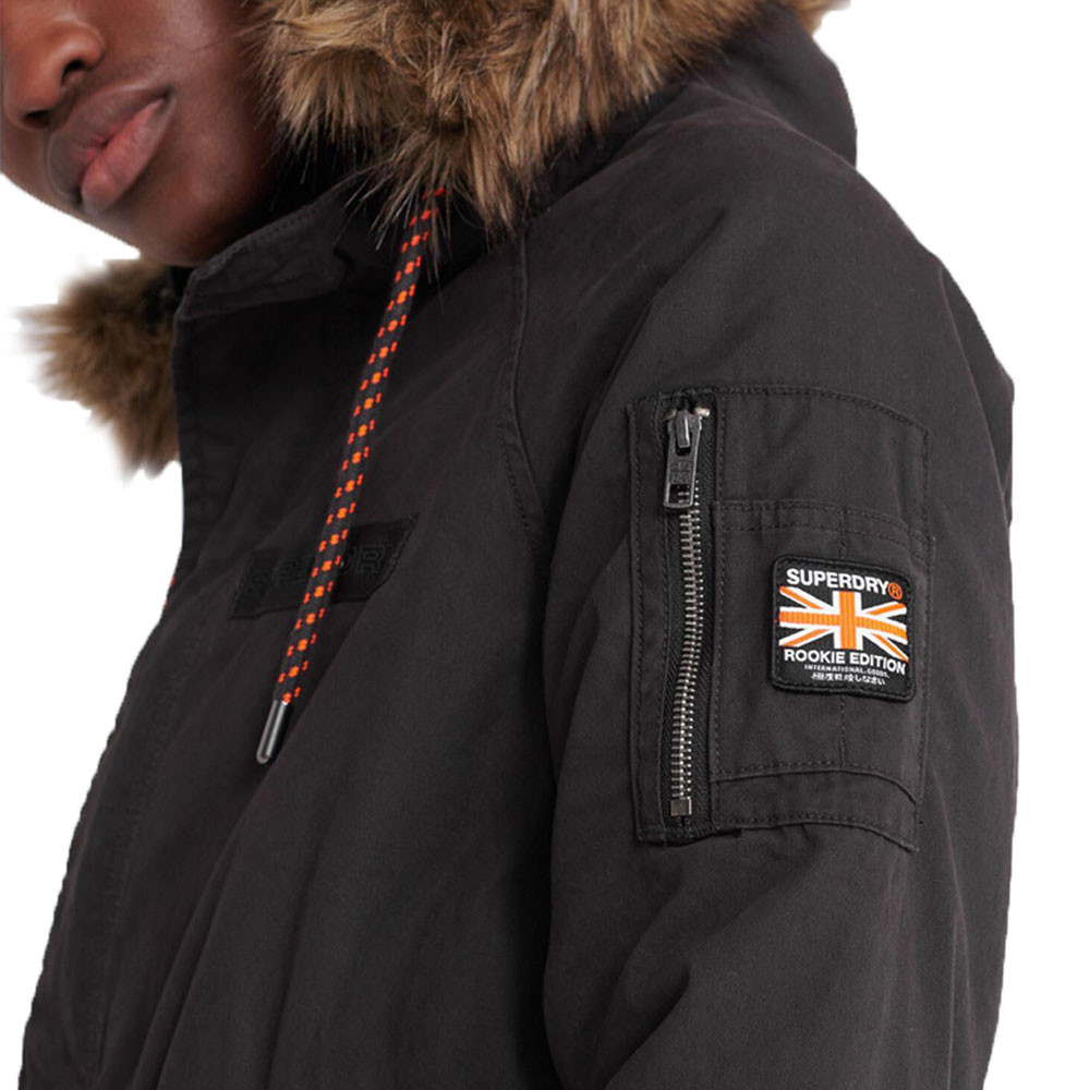 Superdry rookie aviator patched parka discount