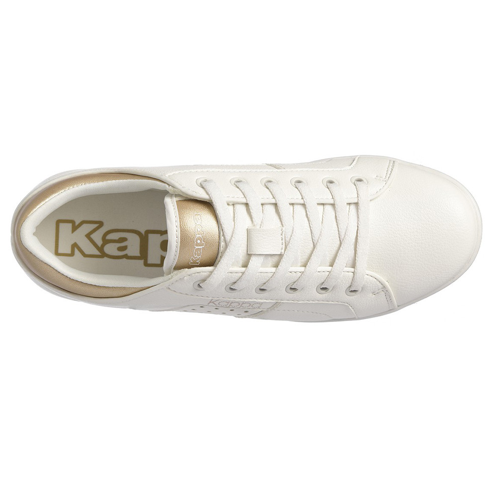 Nina Chaussure Femme KAPPA BLANC pas cher Baskets basses femme KAPPA discount