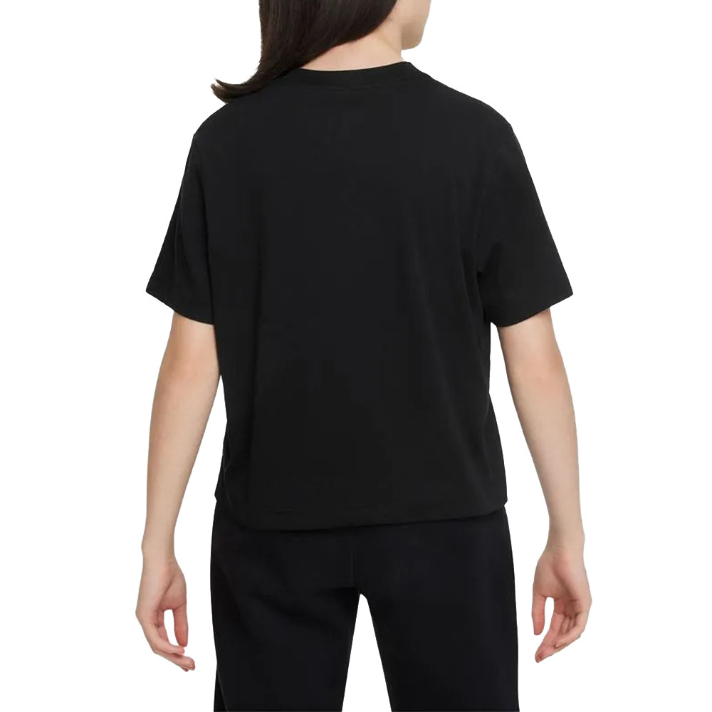 Nsw Tee Boxy Metallic Hbr T-Shirt Fille