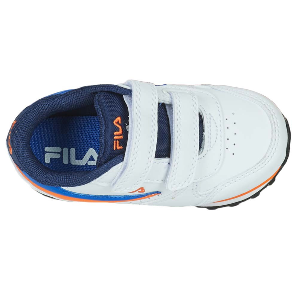Orbit Velcro Chaussure B b FILA BLANC pas cher Baskets b b