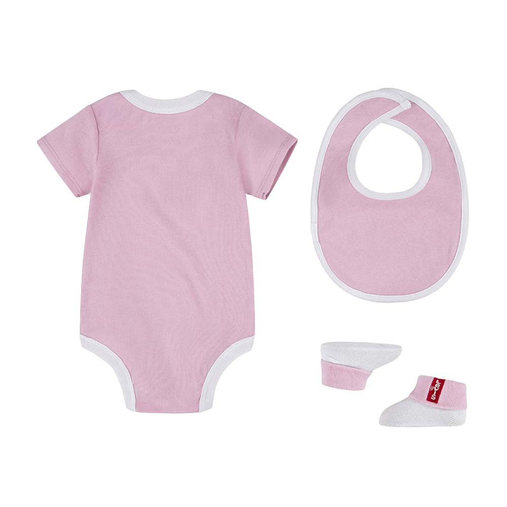 Pack Body + Bavoir + Chaussette Bébé