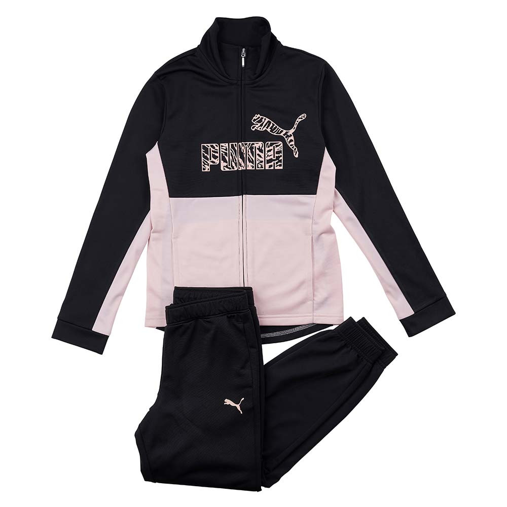 Polysuit Surv tement Fille PUMA NOIR pas cher Ensemble fille