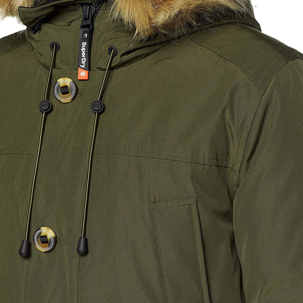Parka superdry kaki clearance homme