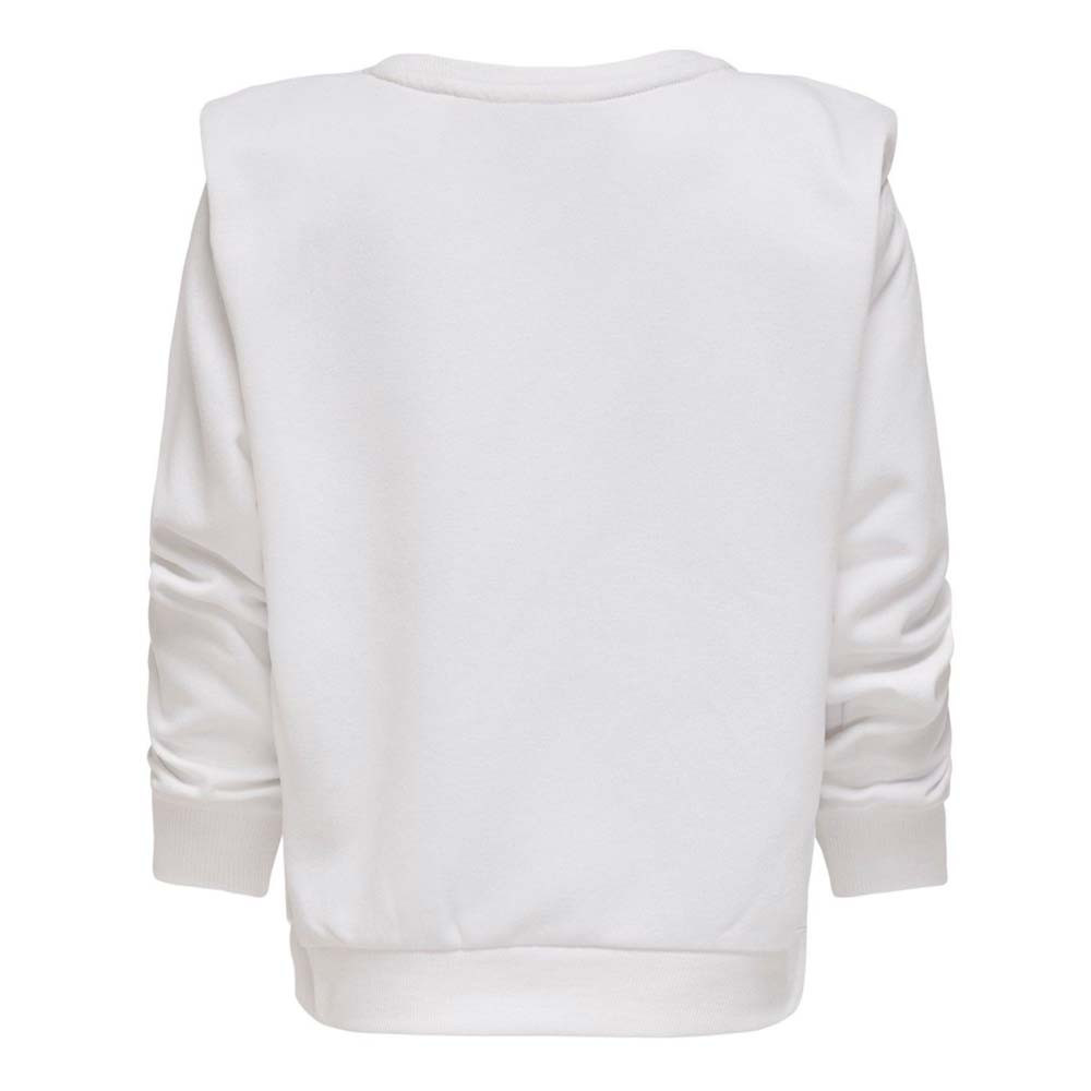 Sascha Sweat Fille ONLY BLANC pas cher - Sweat fille ONLY discount