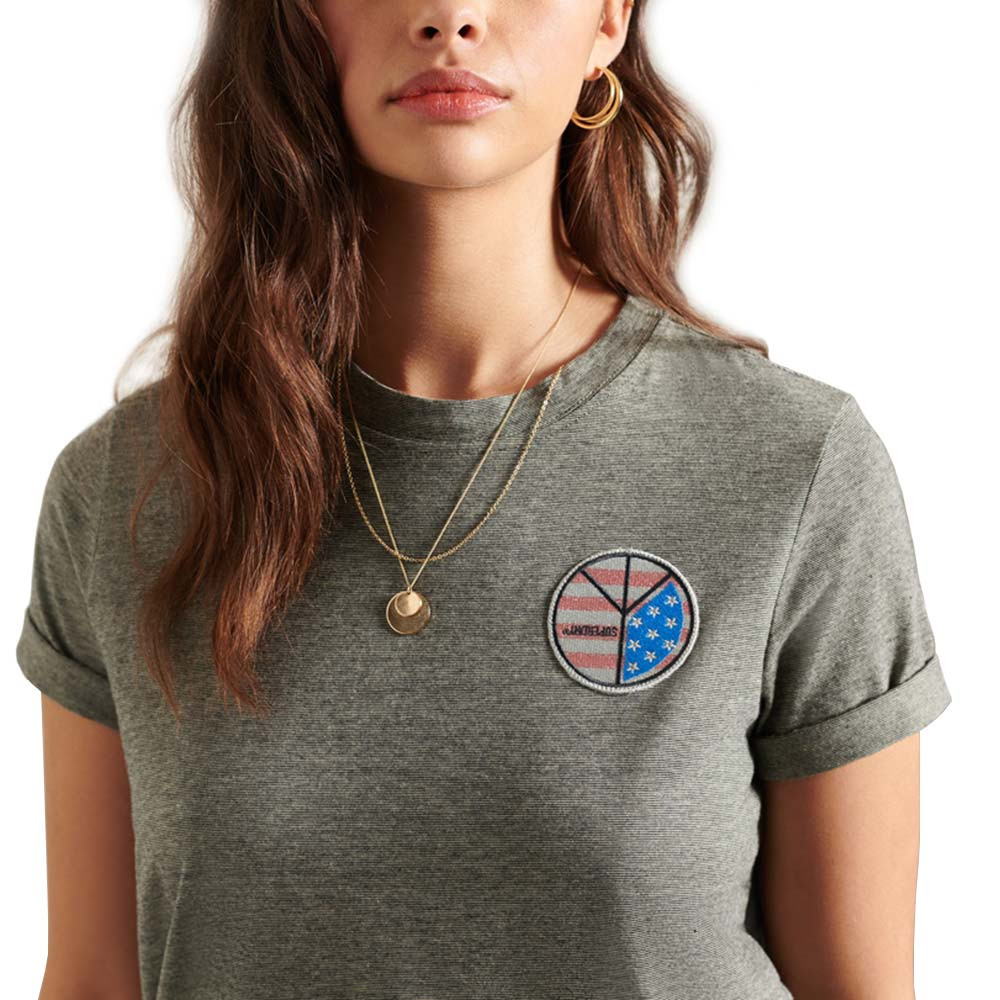 Sd Military Narrative T-Shirt Mc Femme