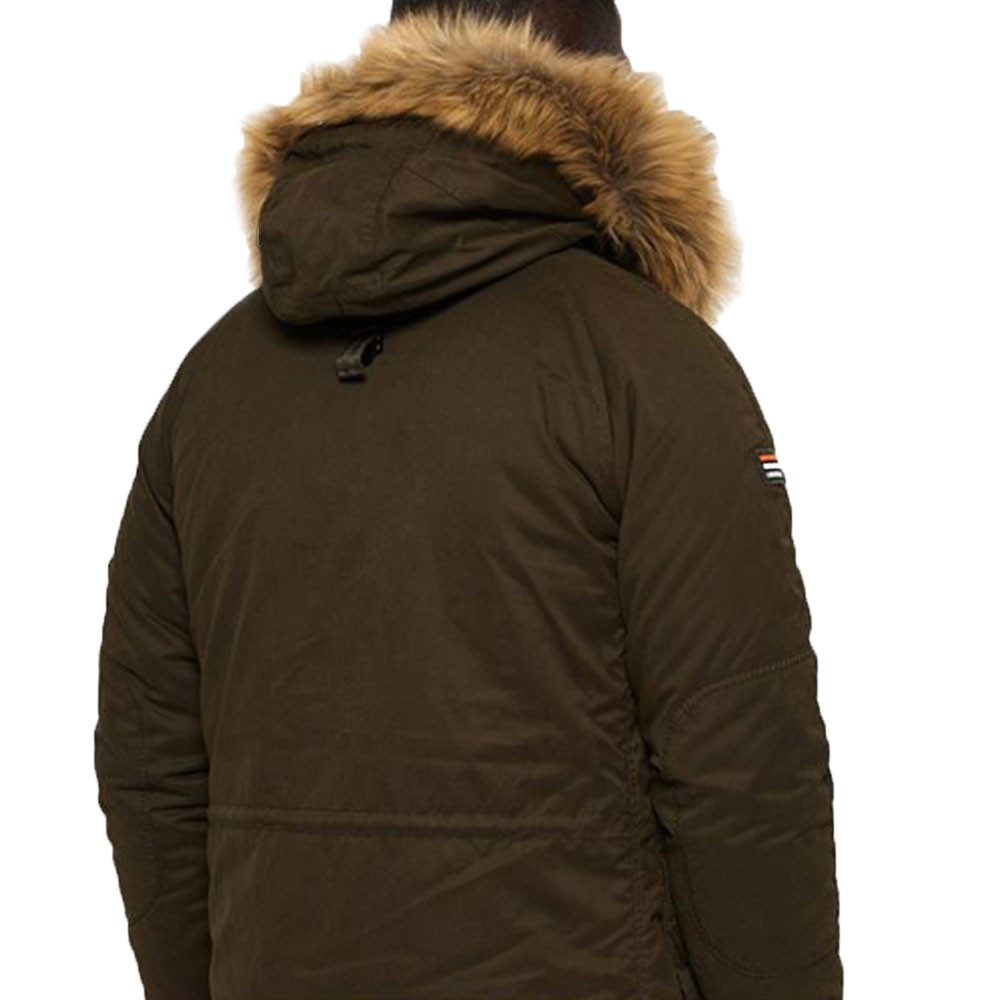 Sdx Parka Homme SUPERDRY KAKI pas cher Parkas homme SUPERDRY