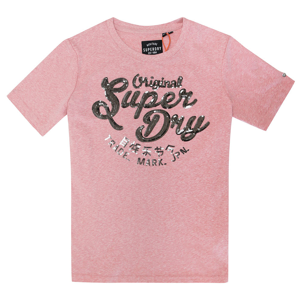 Sequin Entry T-Shirt Mc Femme