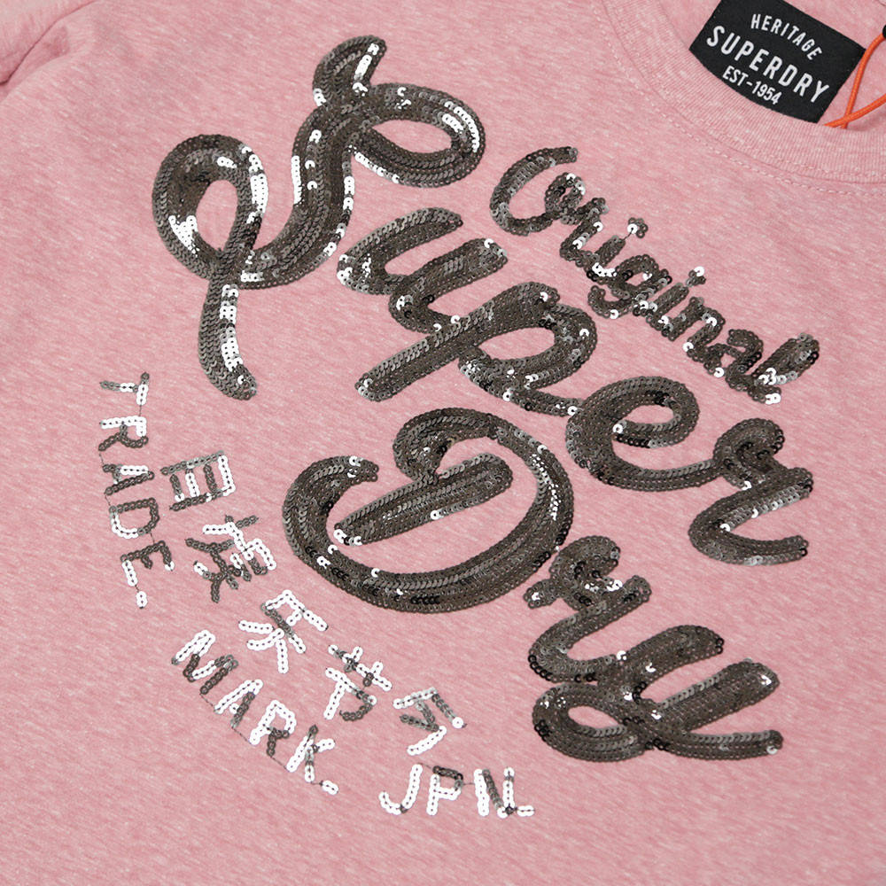 Sequin Entry T-Shirt Mc Femme