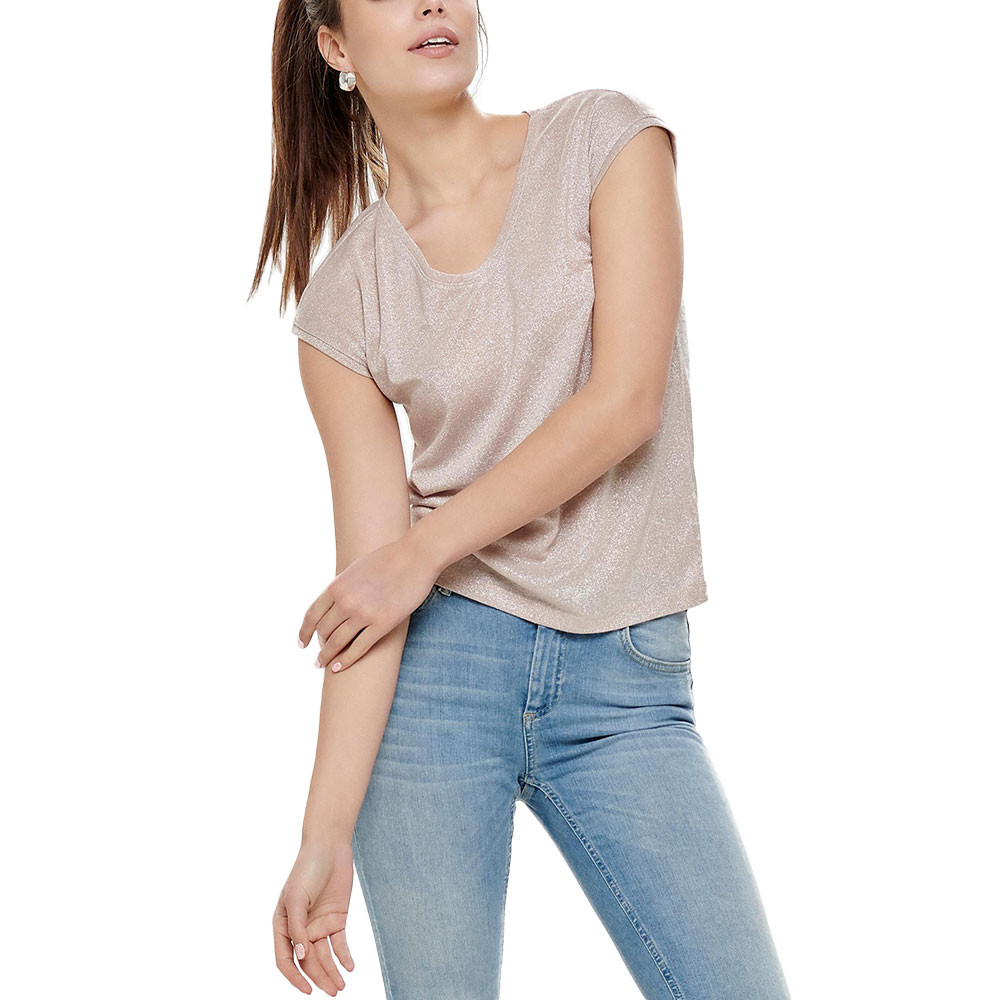 Silvery T-Shirt Mc Femme