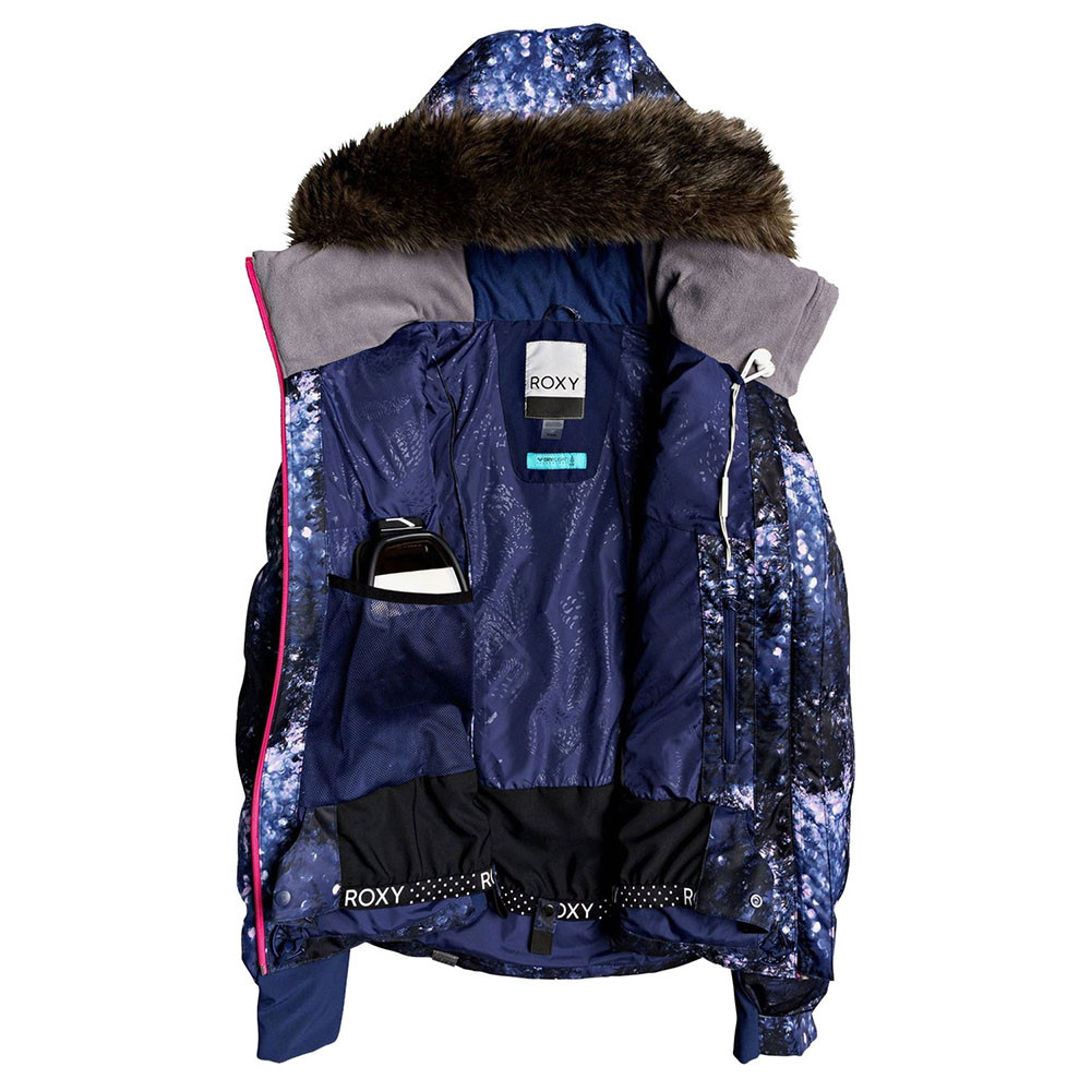 Snowstorm Plus Blouson Ski Femme ROXY BLEU pas cher Blousons ski et snowboard ROXY discount