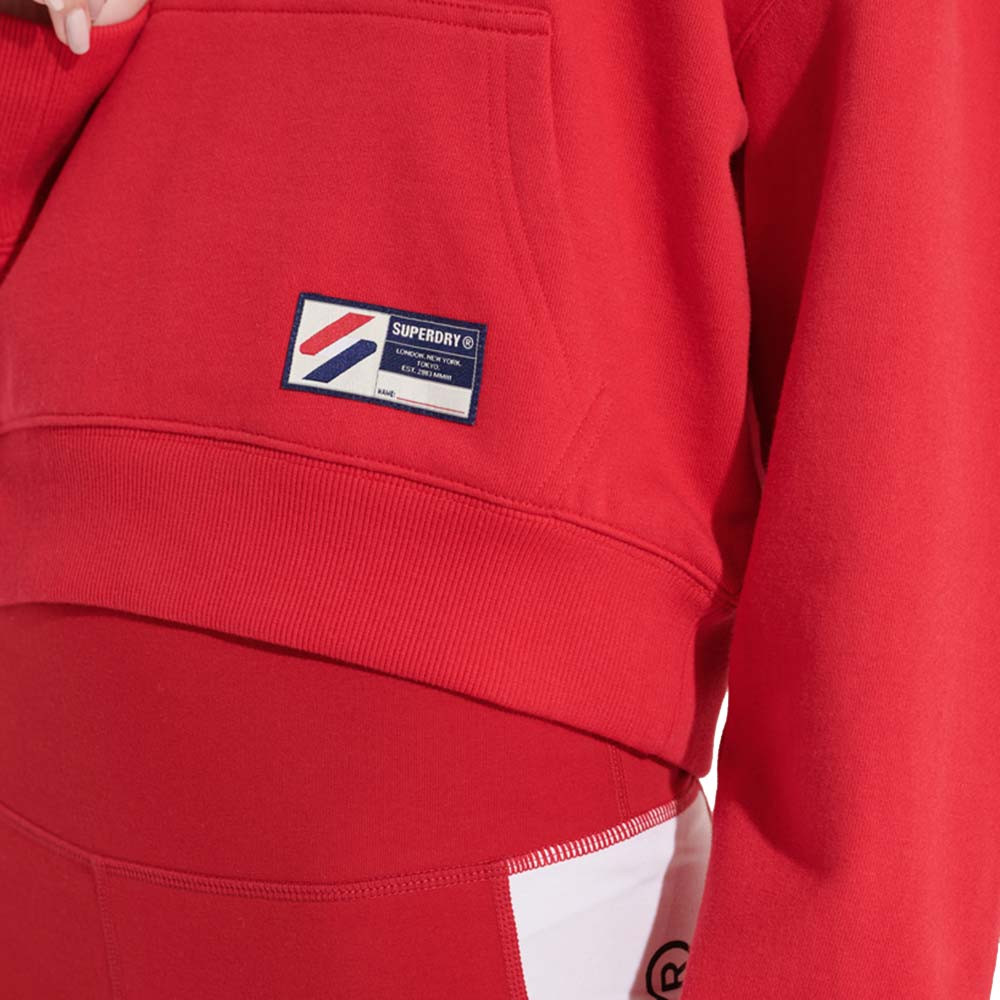 Sweat superdry cheap rouge femme