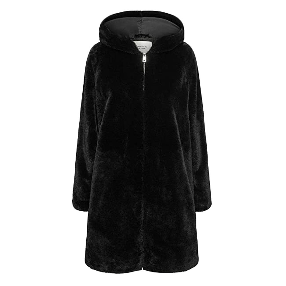 Tit Long Faux Fur Manteau Femme