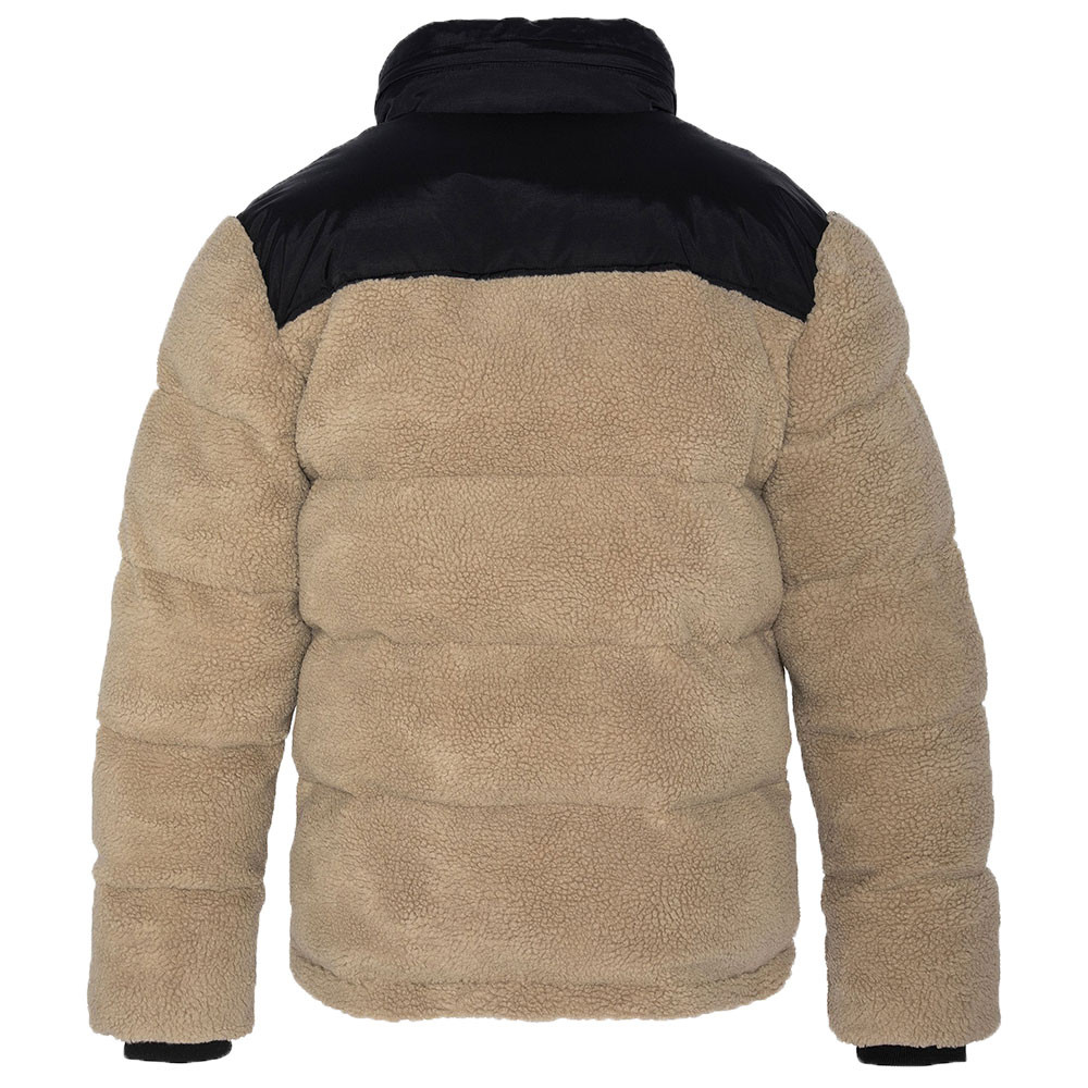 Utah Sherpa Doudoune Homme SCHOTT BEIGE pas cher Doudounes homme SCHOTT discount