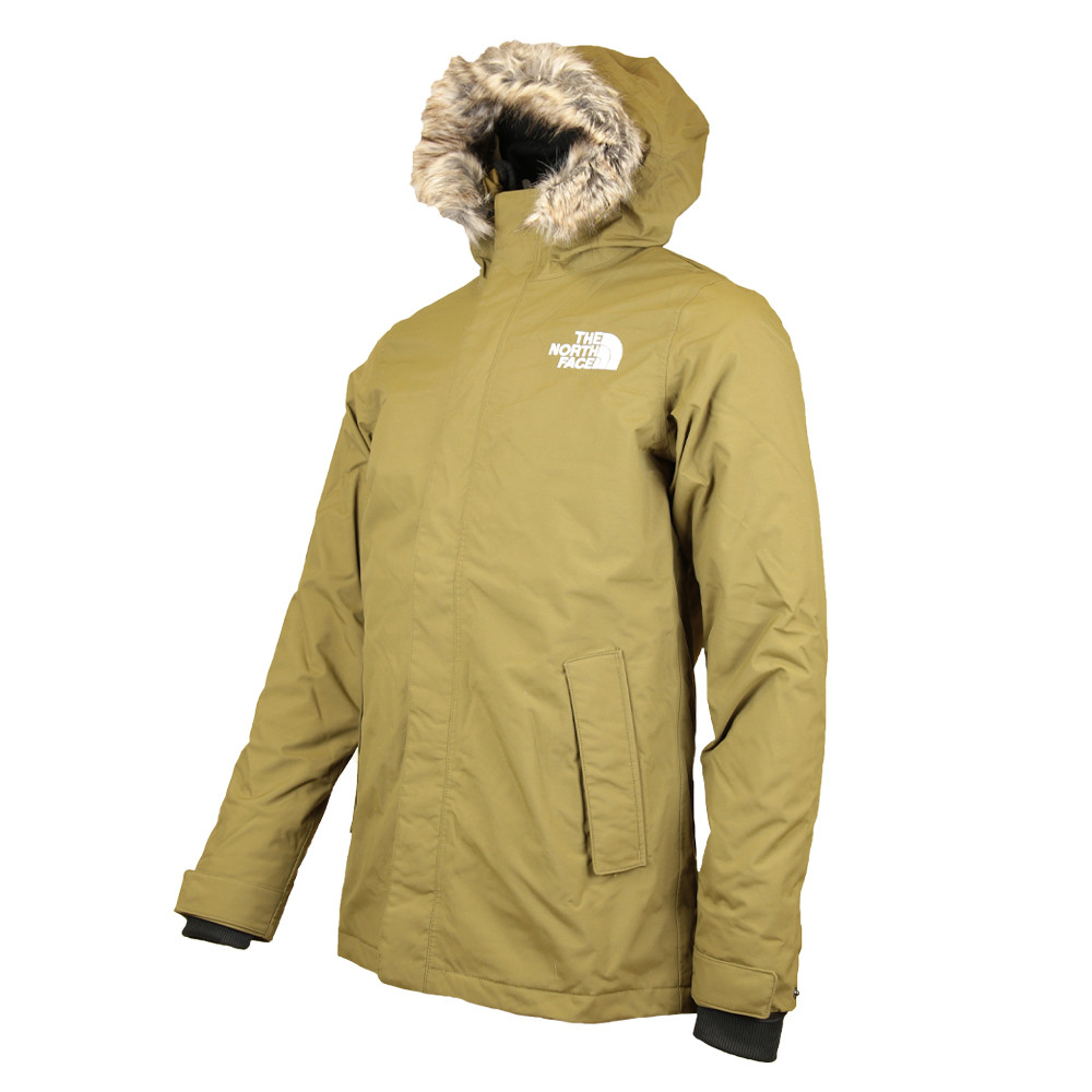 Zanek Parka Homme THE NORTH FACE KAKI pas cher - Parkas homme THE