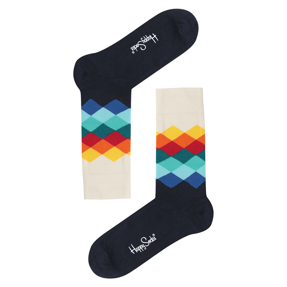0. Faded Diamond Chaussettes Adulte