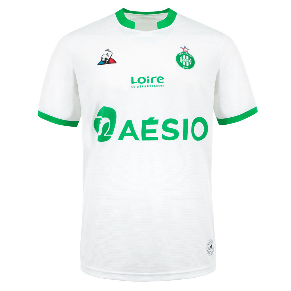 Asse Maillot Mc Homme LE COQ SPORTIF BLANC pas cher Maillots de football LE COQ SPORTIF discount