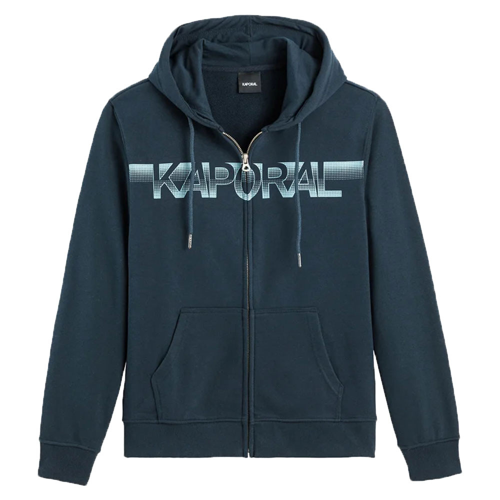 Barto Sweat Zip Homme KAPORAL BLEU pas cher Sweats zippes homme KAPORAL discount