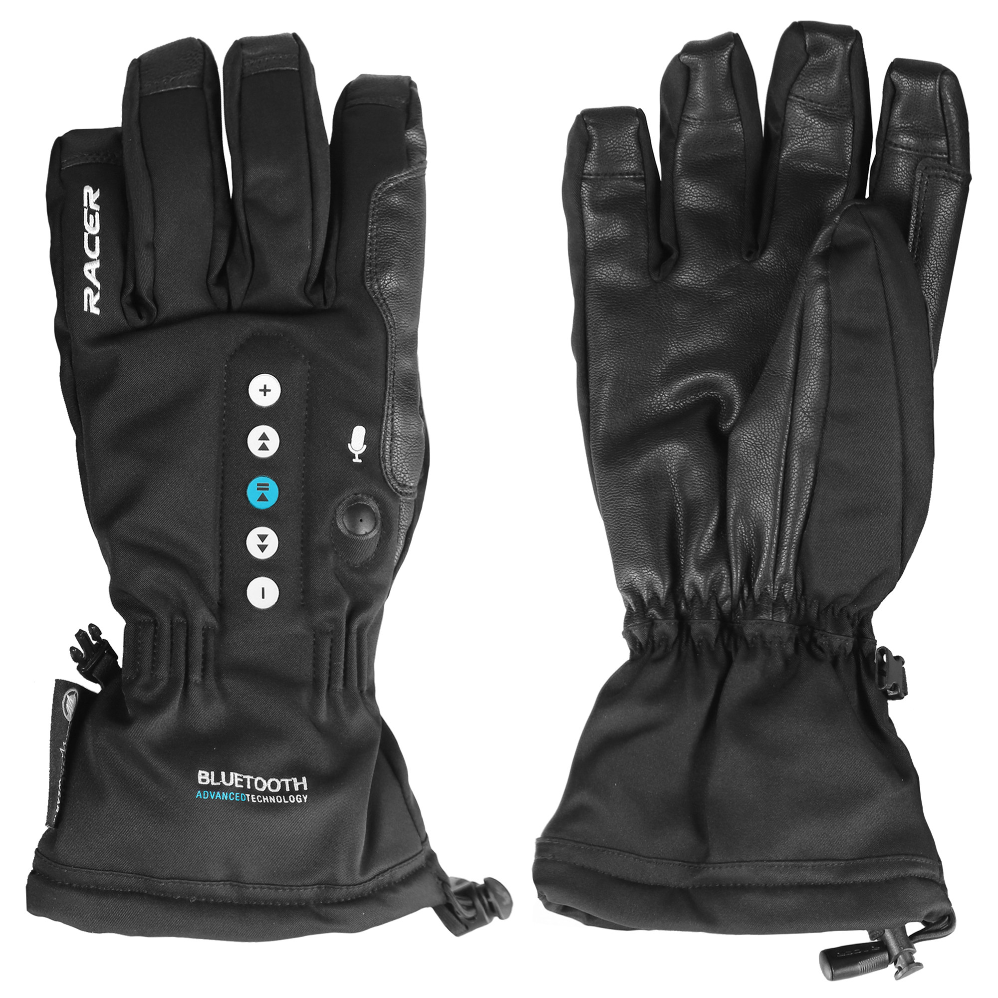 Bluetooth Gants Ski Homme RACER NOIR pas cher - Gants ski et snowboard  RACER discount